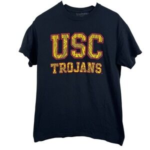 USC‎ Trojans College Black Graphic Tee Unisex Size M